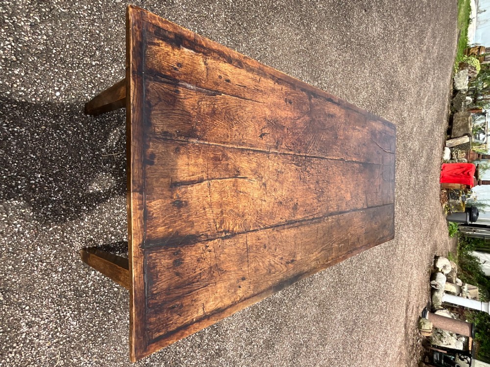 A Rustic French Early 19th Century Farmhouse Table c.1820 View VII