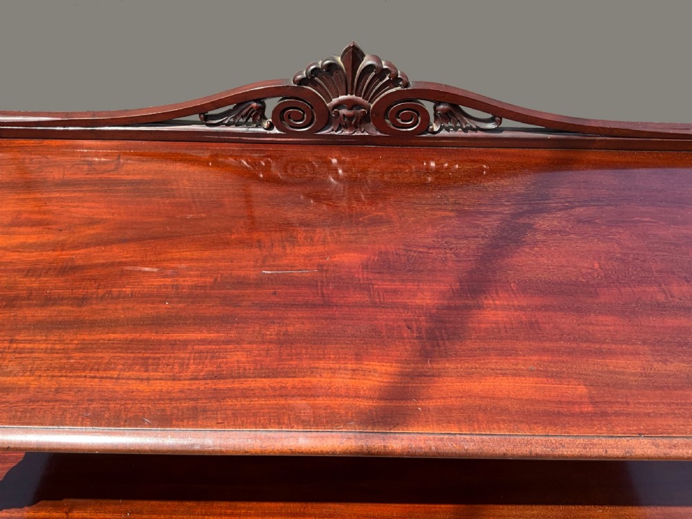 A Three Tier Victorian Mahogany Buffet. c.1870.  View IV