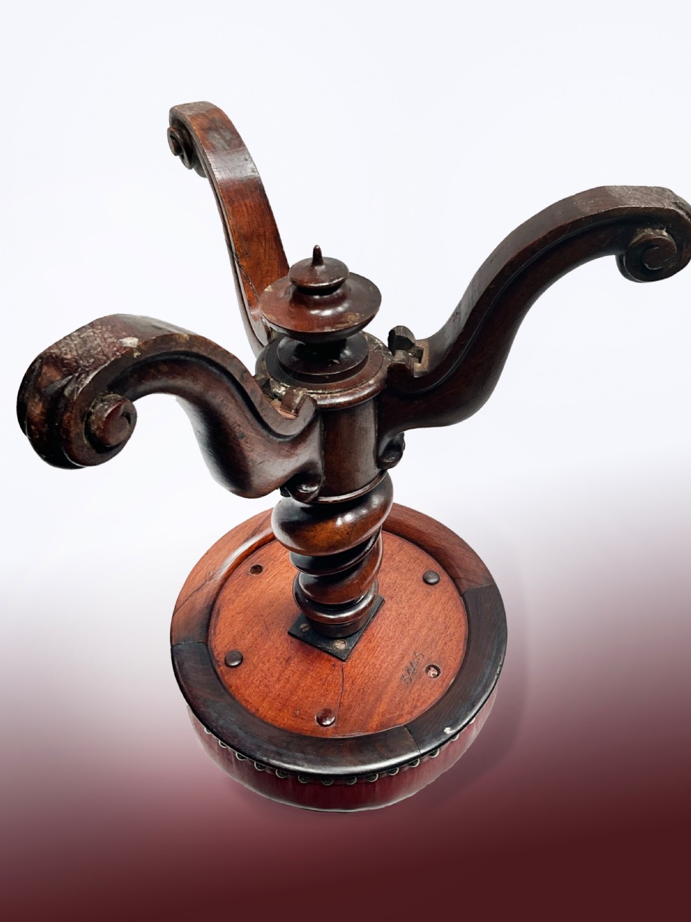 A Revolving Rosewood Piano Stool. View II