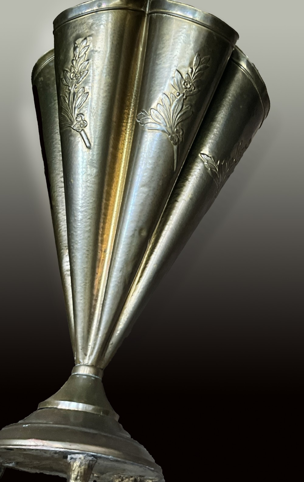 A Stylish Early 20th Century Umbrella & Stick Stand with Dog Head Handle c.1920 View IV