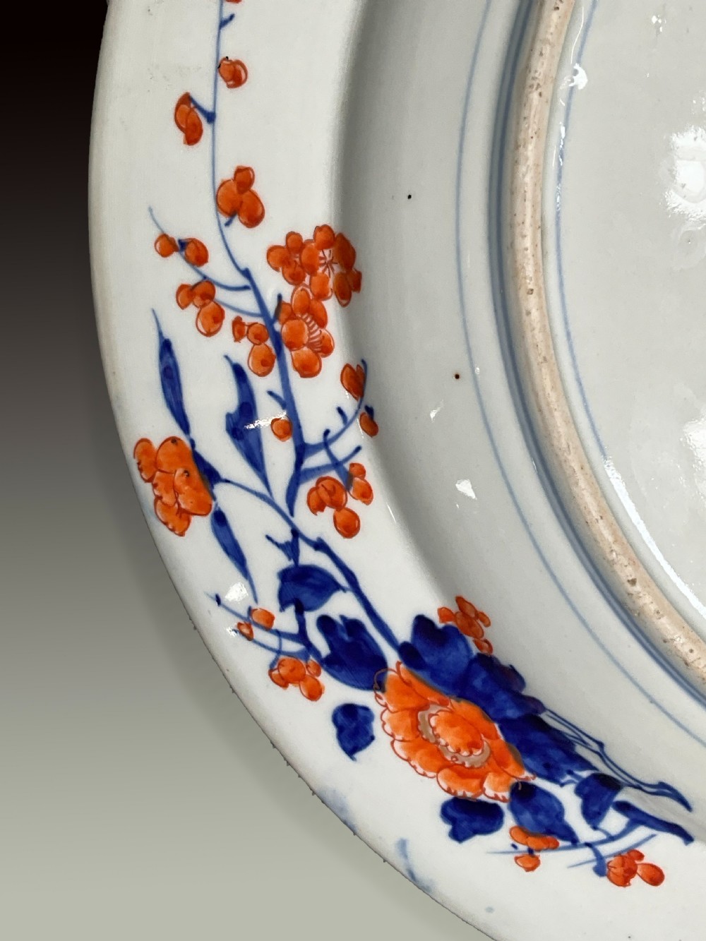 An antique early 20th century Japanese Imari charger View V