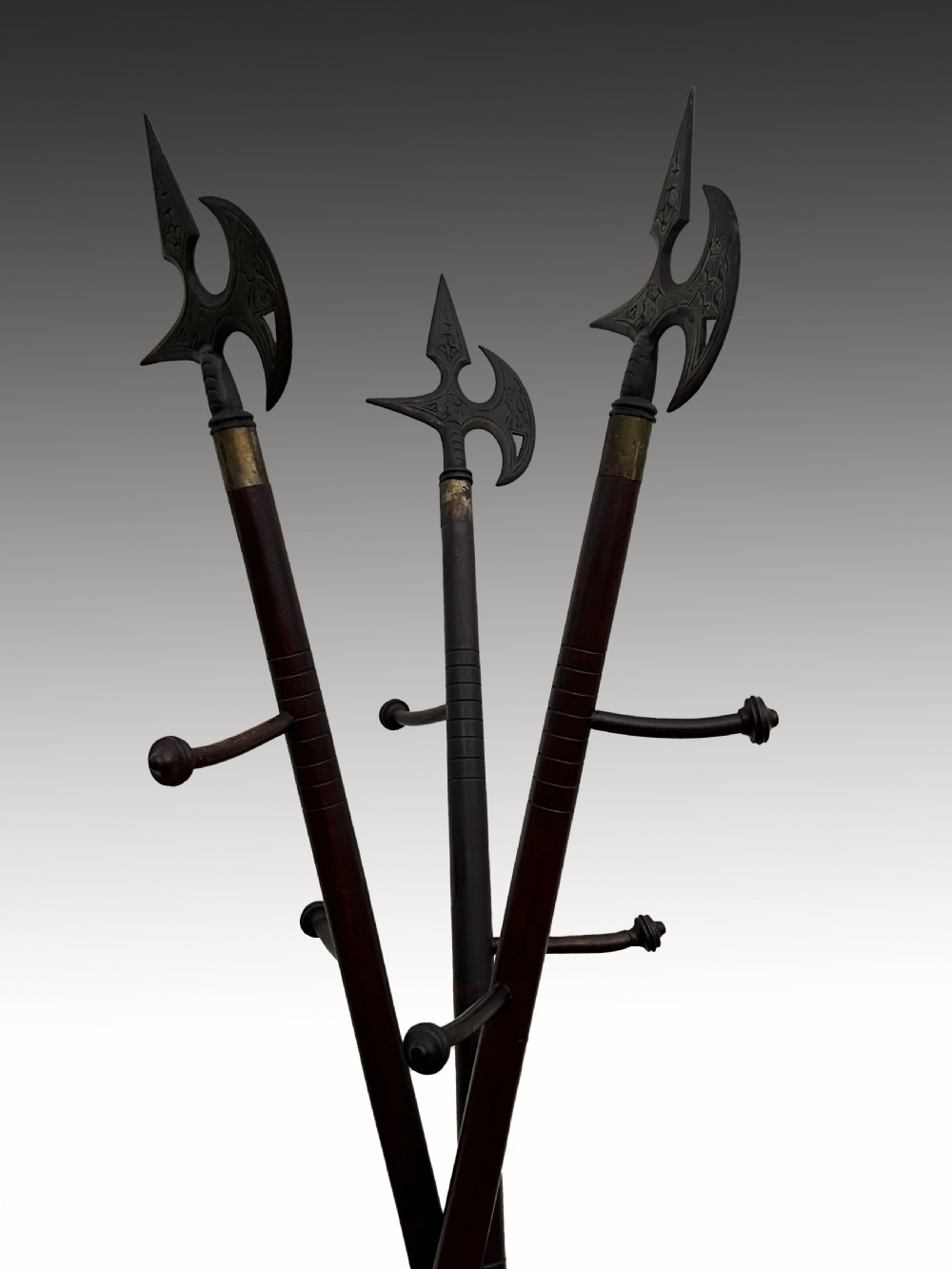 An Unusual Pair of Halberd Stick Stands, French c.1890 View II