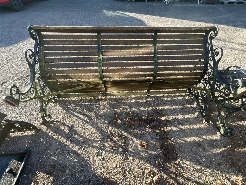 A pair of early 20th century garden benches. View VI