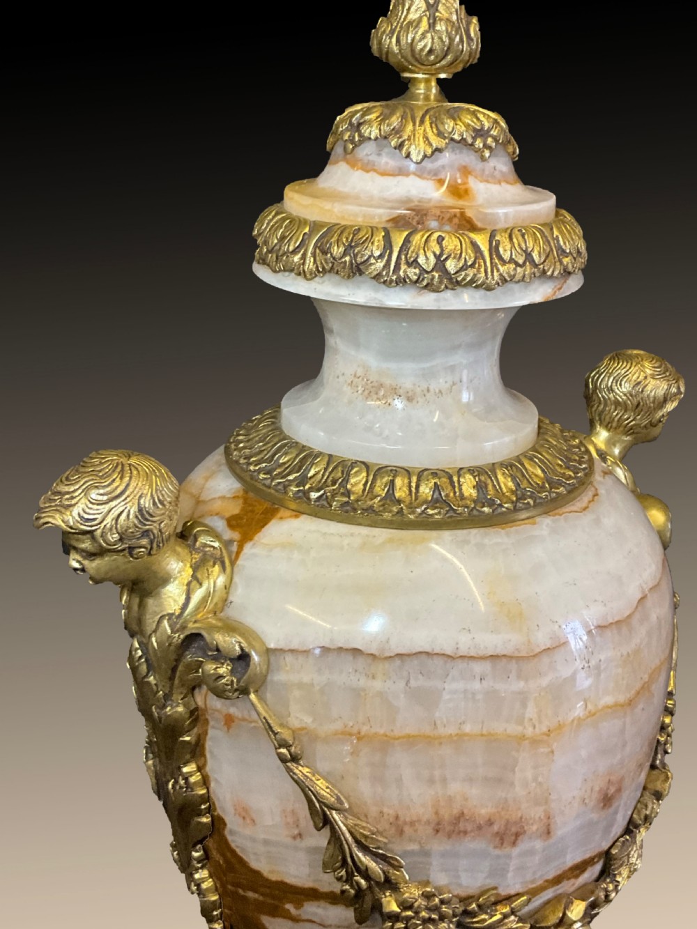 A large pair of Victorian Marble Cassolette's. Circa 1890 View III