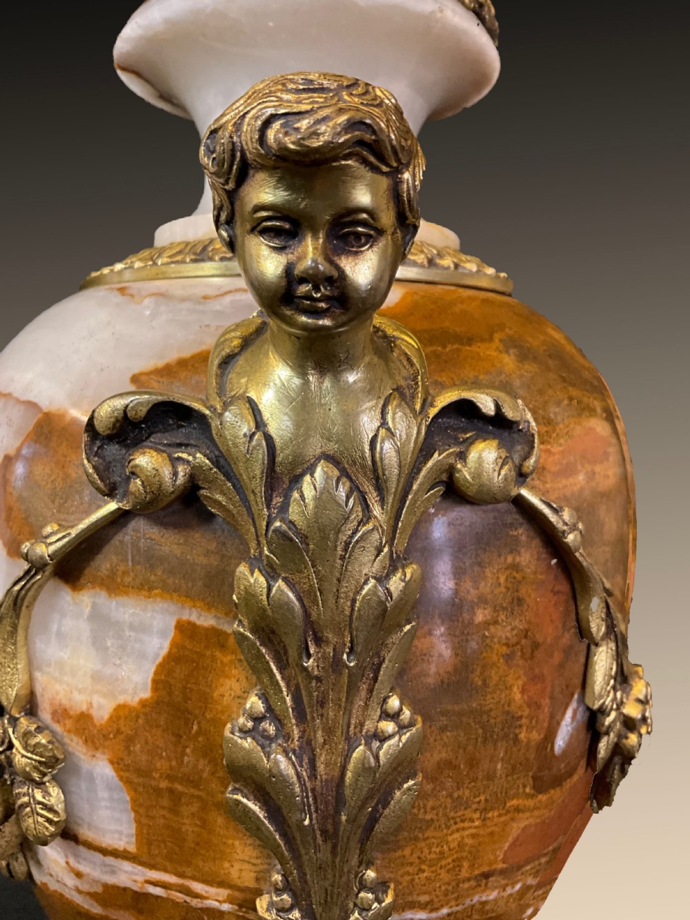 A large pair of Victorian Marble Cassolette's. Circa 1890 View IV