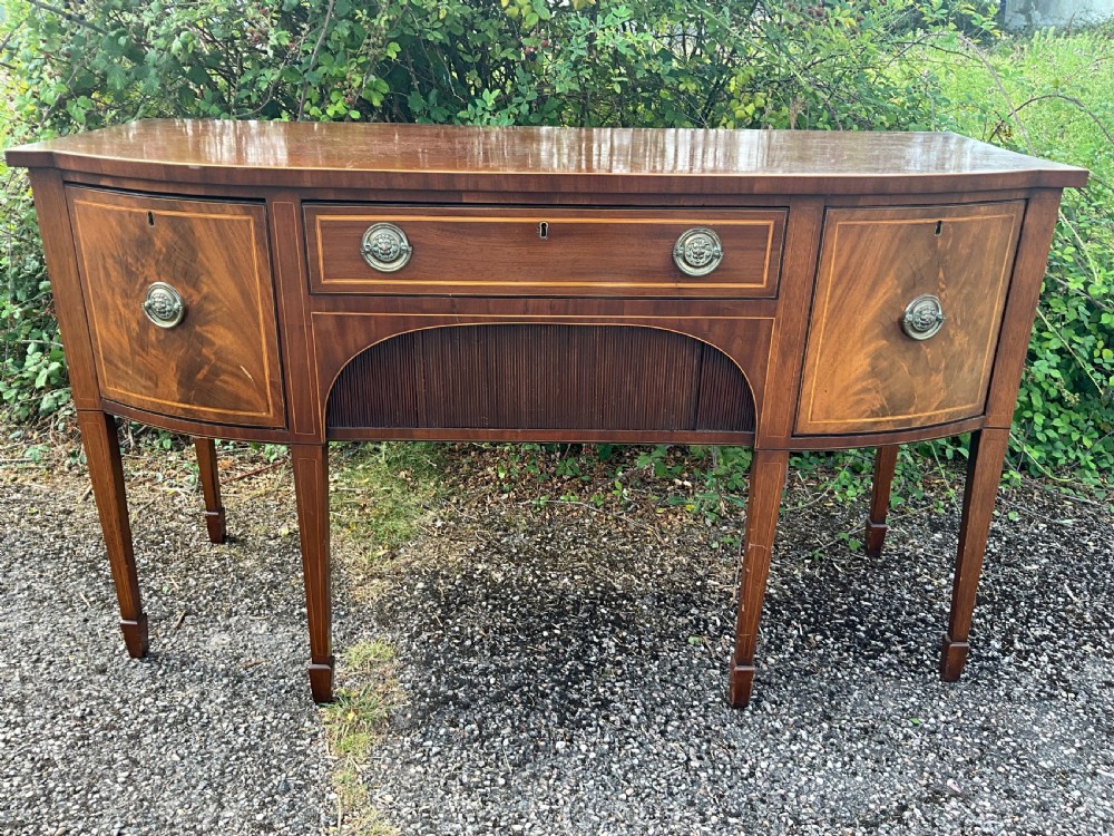 A Georgian inlaid mahogany sideboard. c.1800.