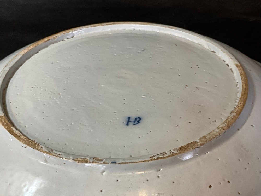 A Pair Of 18th Century Blue And White Delft Plates View XII