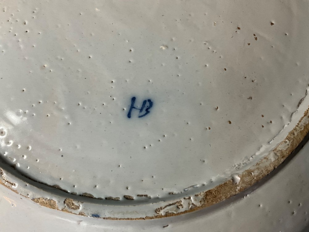 A Pair Of 18th Century Blue And White Delft Plates View XIV