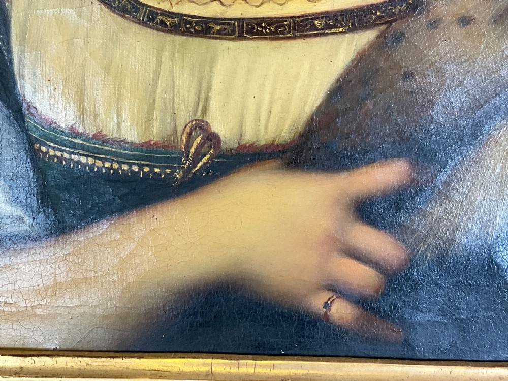 La Fornarina,  19th century oil on canvas copy by L.Baroli View VII