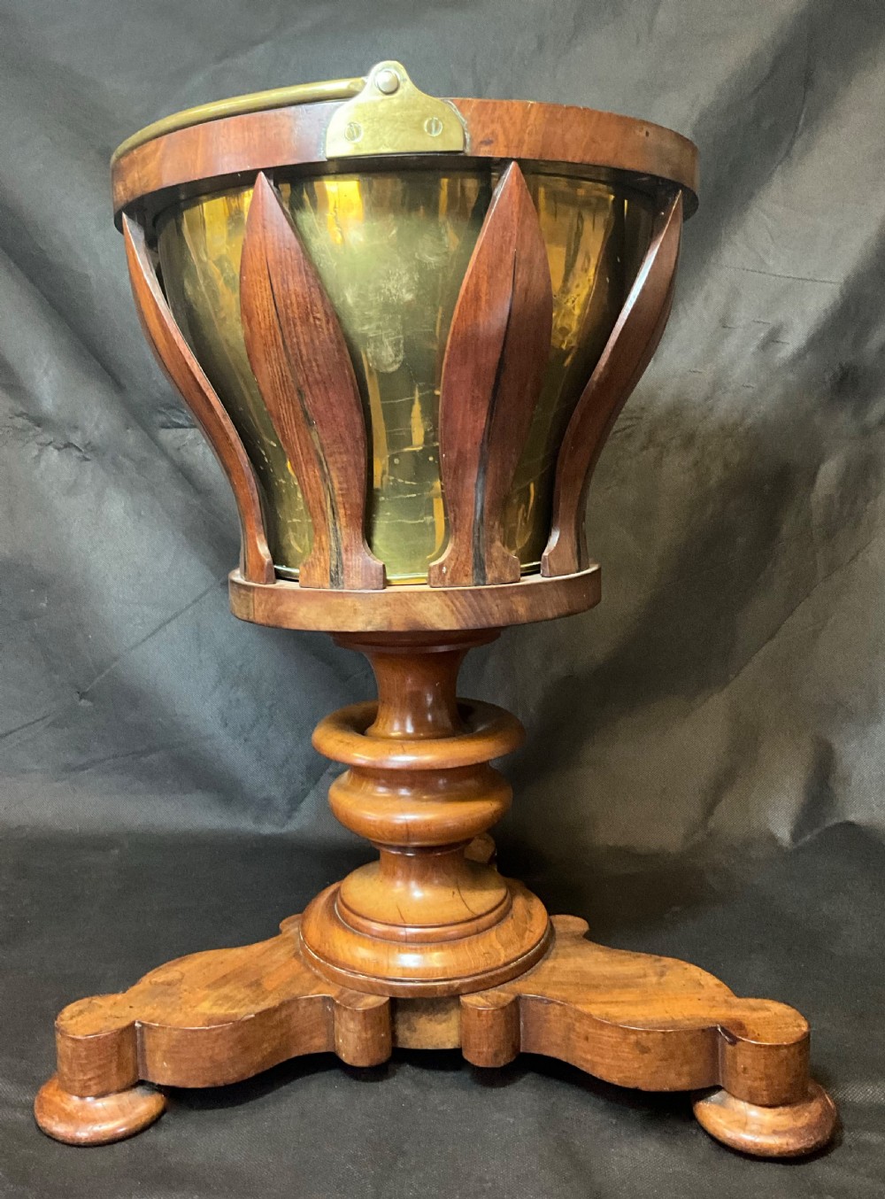 An Unusual Dutch Mahogany Waste Paper Bin.