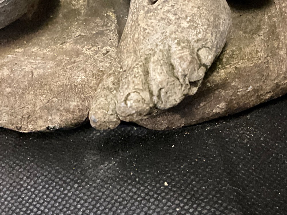 19th Century Lead Statue of Young Child View IV
