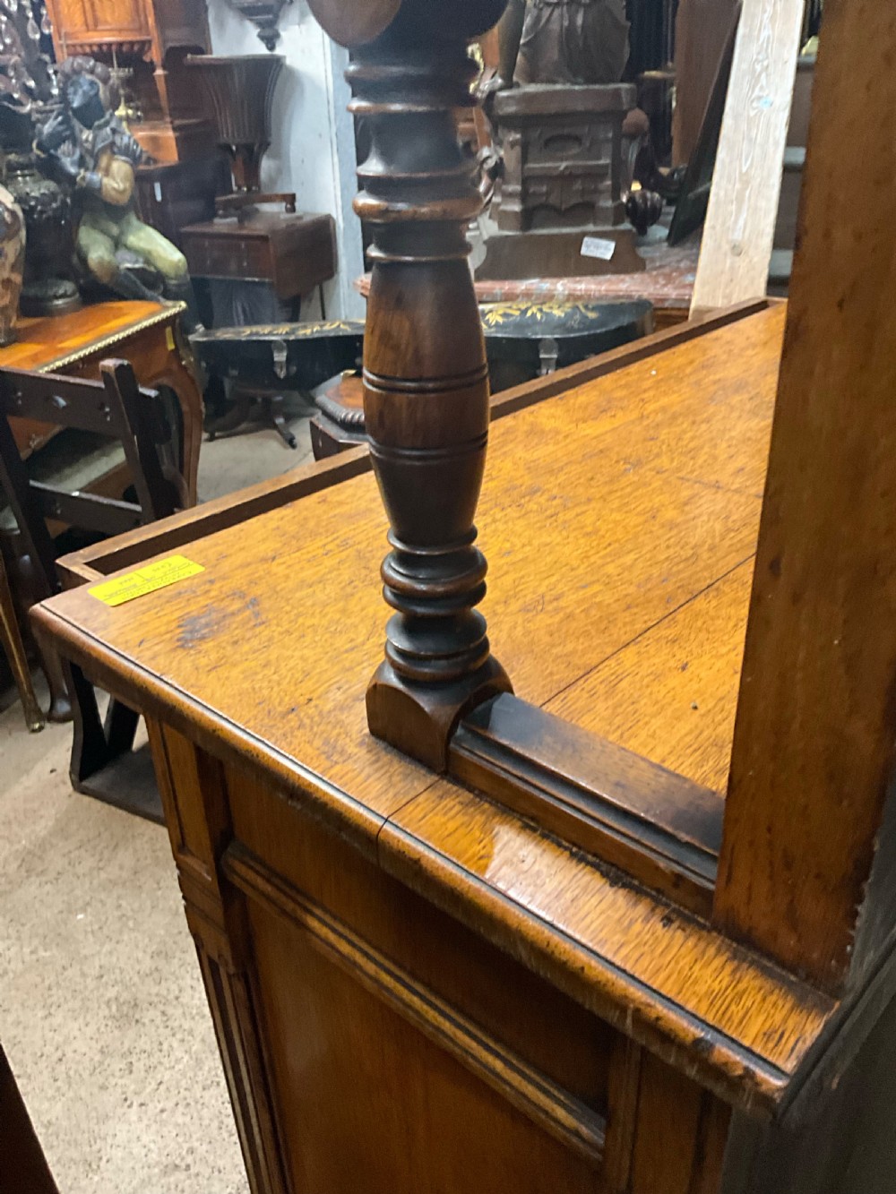 A Good Gillow Oak Open Bookcase View III