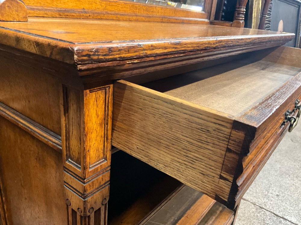A Good Gillow Oak Open Bookcase View VII