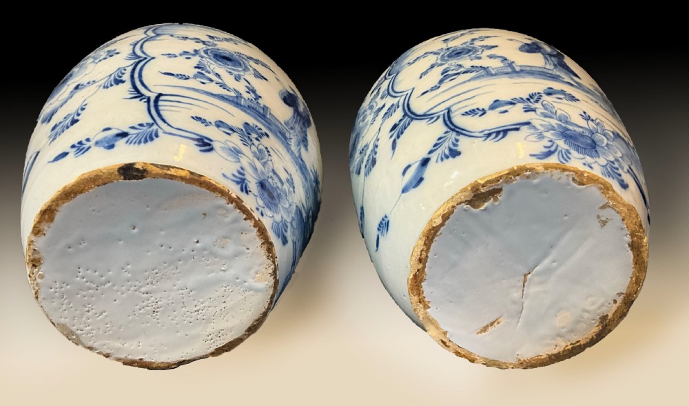 A handsome pair of large Dutch vases.  View IV