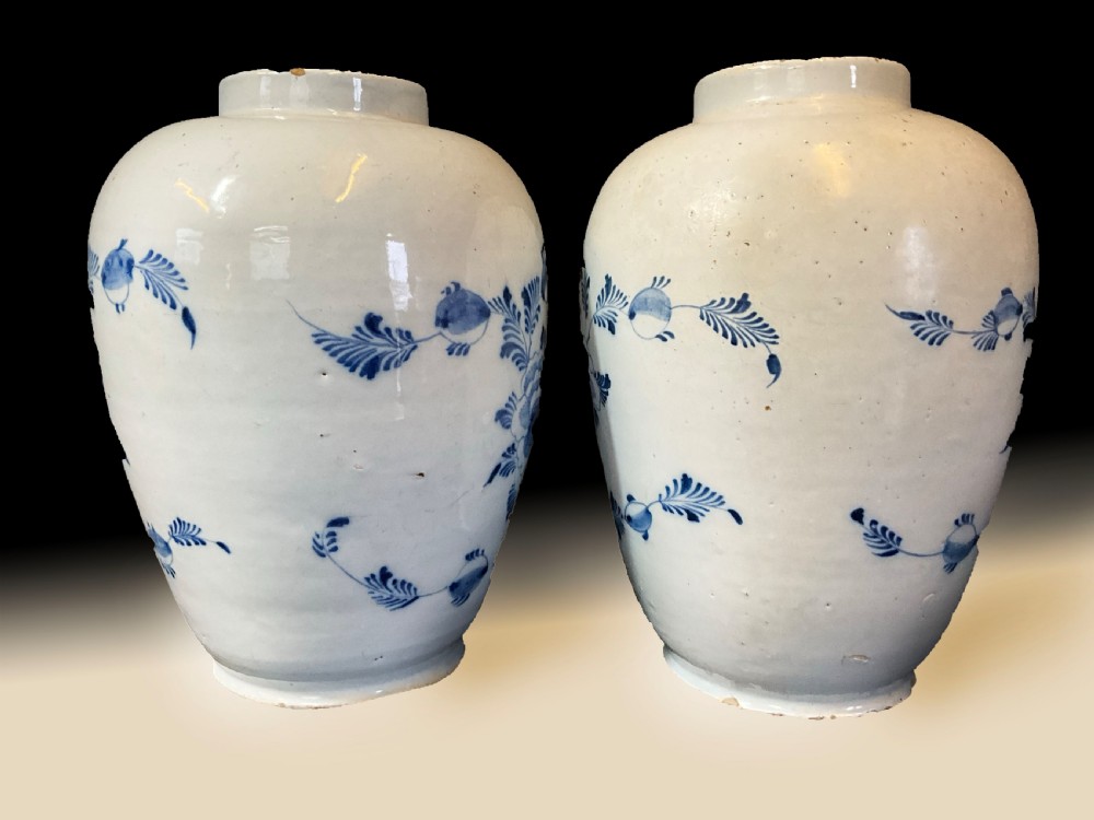 A handsome pair of large Dutch vases.  View VI