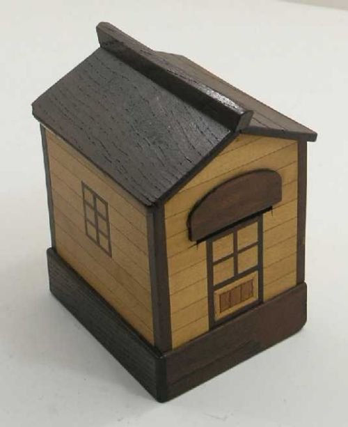 Superb 19th Century "House" Money Box