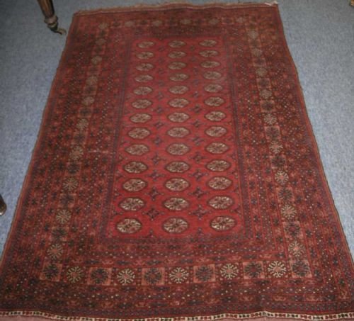 Good Afghan Turkomen Rug of Traditional Design