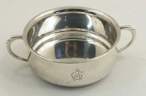 Fine George VI Silver Porringer / Bowl