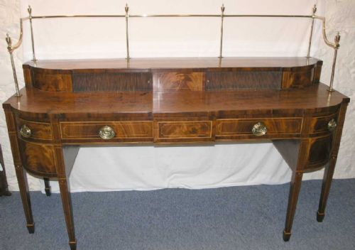 Fine George III Scottish Mahogany Sideboard