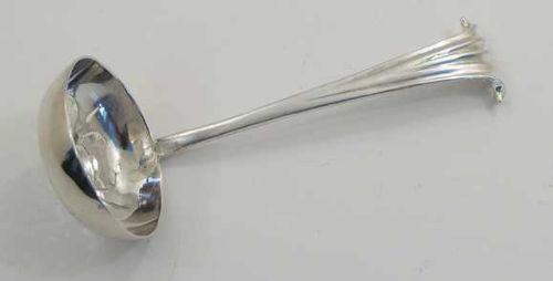 Pretty Pierced Silver Sugar Sifter Spoon