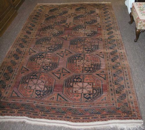 1920'S Afghan Ersari Carpet of Mellow Colours