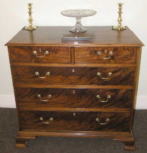 Fine George III Chippendale Mahogany Chest