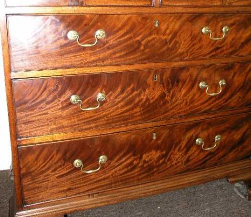 fig 1. FINE GEORGE III CHIPPENDALE MAHOGANY CHEST