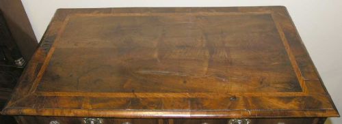 fig 2. FINE EARLY 18th CENTURY 3 FOOT WALNUT CHEST