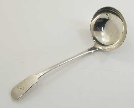 Large Scottish Glasgow Silver Punch Ladle. 1890