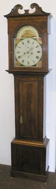 Georgian Scottish Mahogany 8 Day Longcase Clock