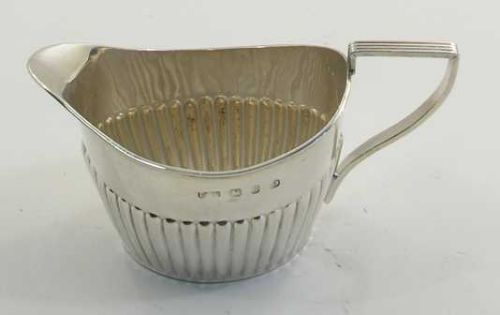 Victorian Silver Cream Jug. Birmingham 1878