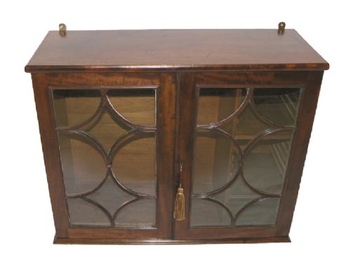 18th Century Georgian Hanging Collectors Cabinet