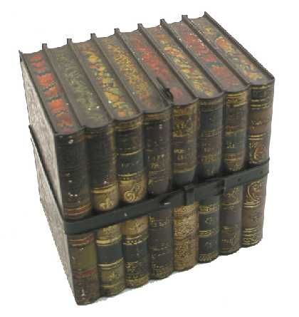 GOOD HUNTLEY & PALMERS 8 BOOKS BISCUIT TIN