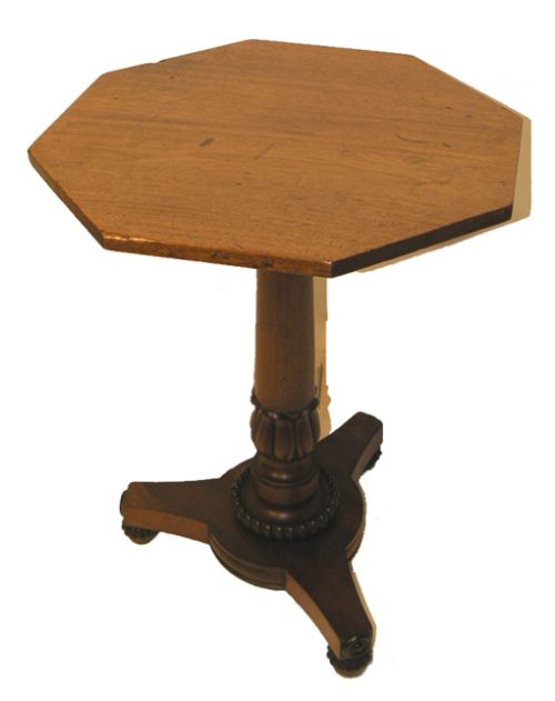 Georgian Scottish Mahogany Octagonal Tripod Table