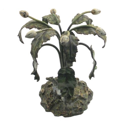 19th Century Cold Painted Bronze Figure Group
