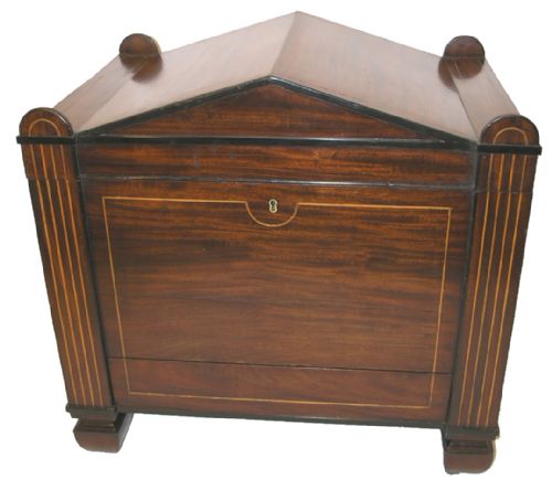 fig 1. FINE GEORGE III THOMAS HOPE WINE CELLERETTE