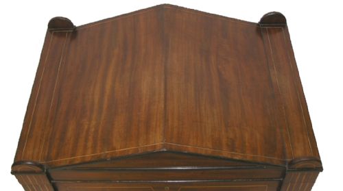 fig 2. FINE GEORGE III THOMAS HOPE WINE CELLERETTE