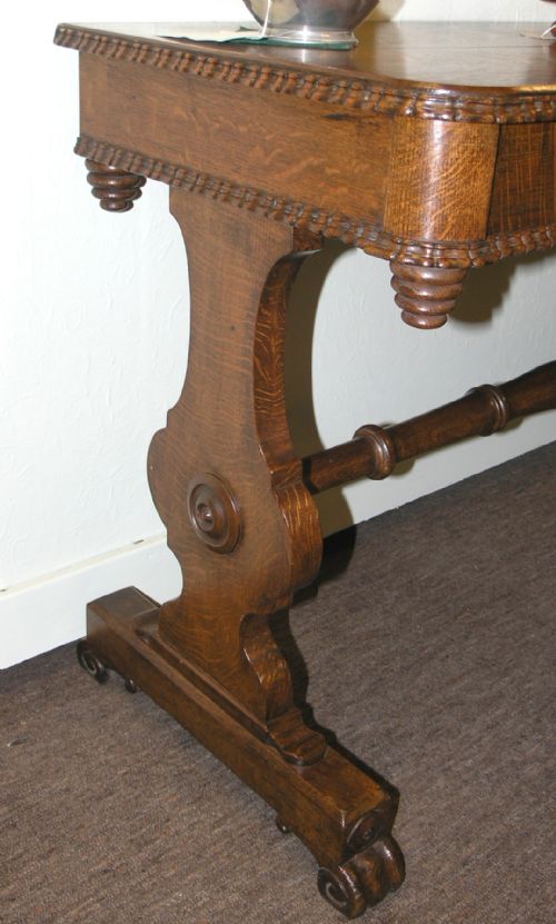 fig 1. GOOD 19th CENTURY SCOTTISH OAK HALL TABLE. c. 1830