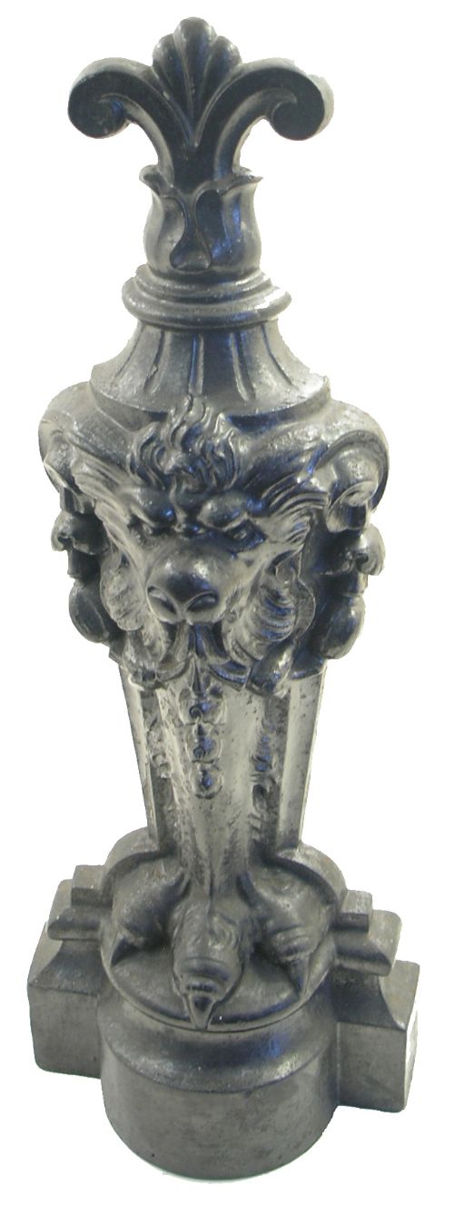 Stylish Victorian Cast Iron Lion Door Stop.
