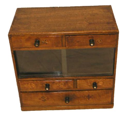 Unusual 19th Century Japanese Miniature Cabinet.