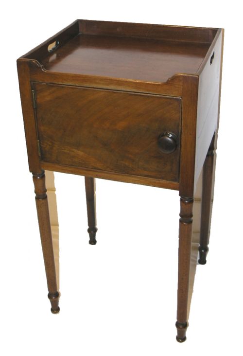 Georgian Mahogany Bedside Cupboard. C. 1820