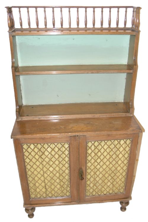 Rare Miniature Georgian Pine Chiffonier. C. 1820