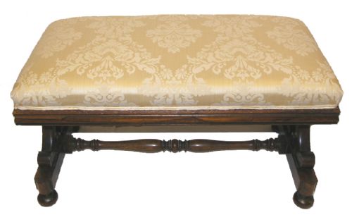 Good Large Regency Rosewood Stool. C. 1825