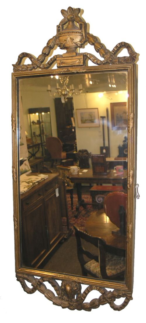 Good Adams Style Gilt Wall Mirror. C. 1895