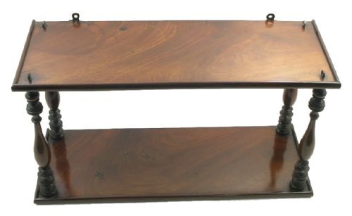 Delightful Set of George III Mahogany Spice Shelves