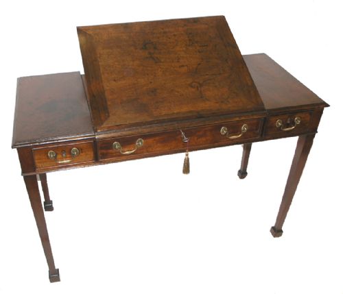 18th Cent. Mahogany Architects Table. C. 1770