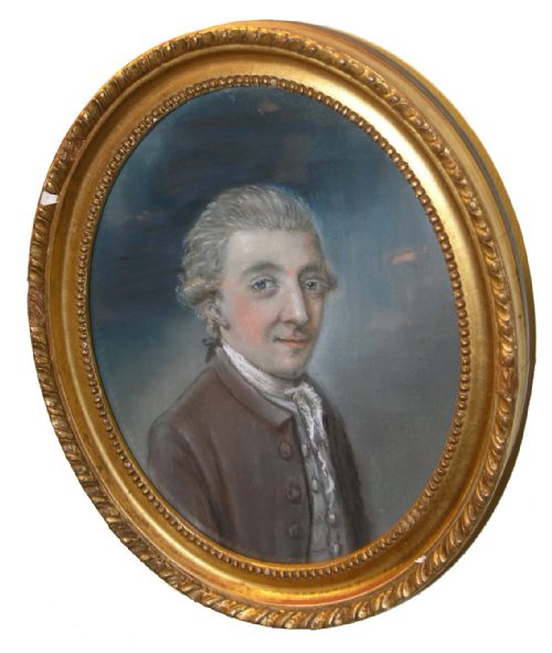 Pair 18th Century Portraits by Hugh Douglass Hamilton