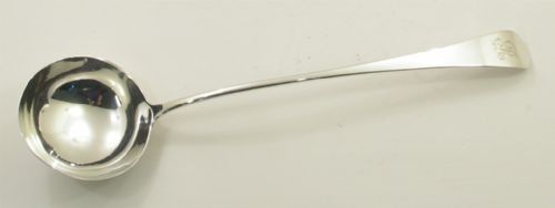 18th Century Georgian Silver Soup Ladle. 1787