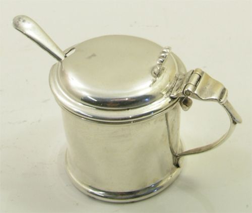 Miniature Silver Mustard Pot. Birmingham 1914