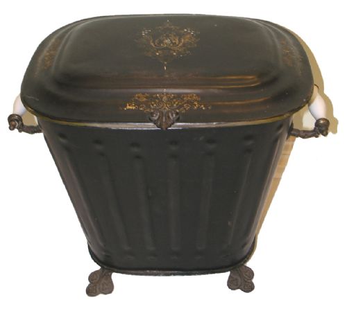 Good 19th Century Toleware Wine Bin. Circa; 1860